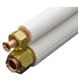 Kant & klaar airco dubbele koelleiding 1/4" x 3/8" flare - 10 meter - 2ekans